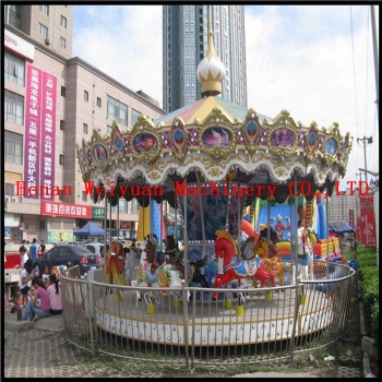 16 Seats Kiddie Rides Coin Operated Carousel