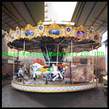 8 Seats Kids  Outdoor  Funfair Amusement Ride Carousel Horse