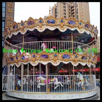 32 Seats Double Layer Carousel Horse Ride