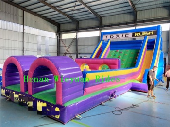 Commercial Outdoor Inflatable Obstacle Courses Challenge
