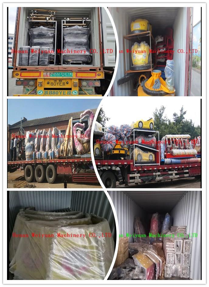 loading container for amusement attraction rides