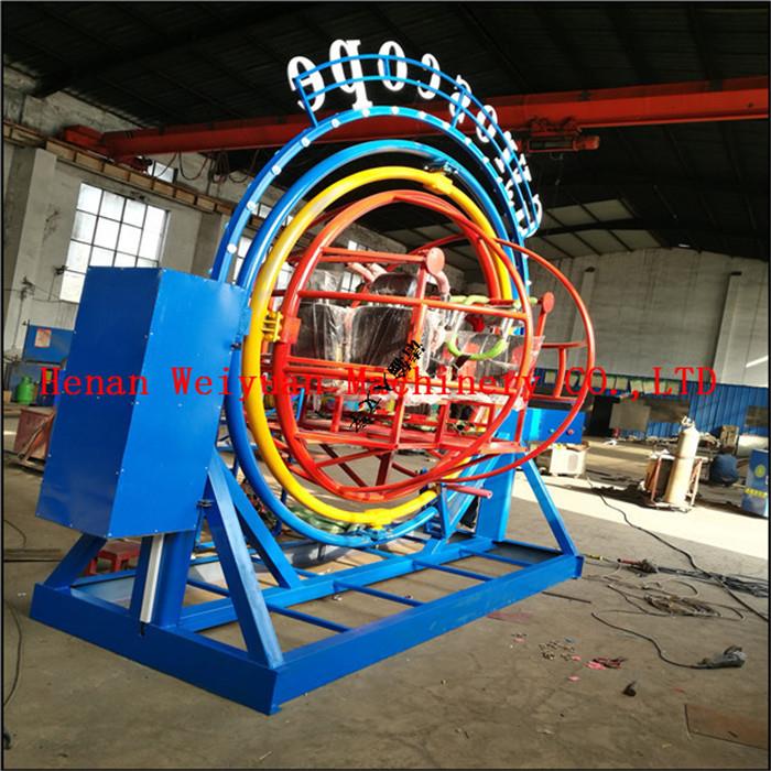 human gyroscope rides