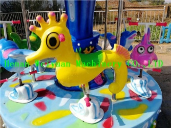6 Seats Sea Animal Carousel Horse Rides Games