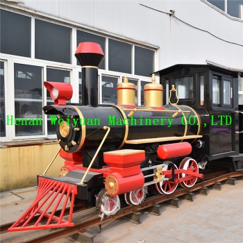 Gasoline Passenger Big Road Track Tourist Train