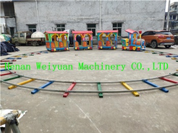 Amusement Park Electric Christmas Track Train Rides