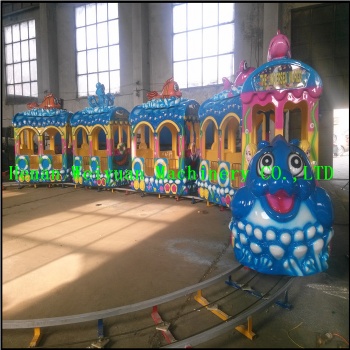 Mini Electric Amusement Park Kids Sea Animal Track Train Rides