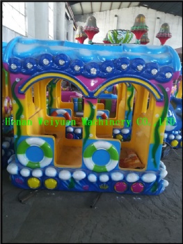 Mini Electric Amusement Park Kids Sea Animal Track Train Rides
