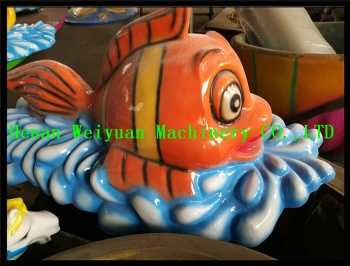 Mini Electric Amusement Park Kids Sea Animal Track Train Rides