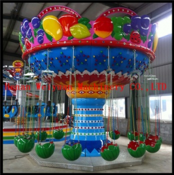 16 Seats Kids Family Rides Watermelon Flying Chair