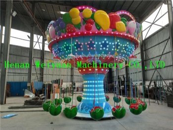16 Seats Kids Family Rides Watermelon Flying Chair