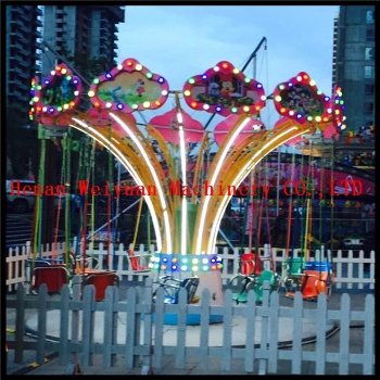 12 Seats Mini Flying Chair Rides Swing for Kids
